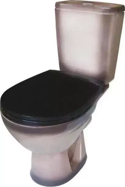 Унитаз компакт Rosa Унитаз- Соло с сиденьем, черный (4640021065808)