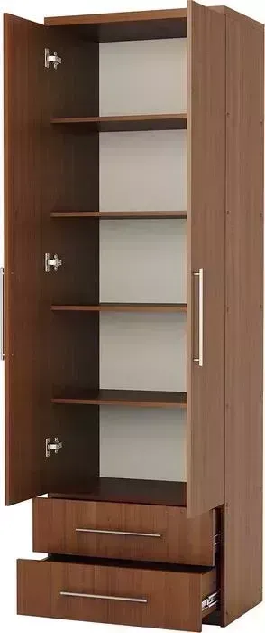 Шкаф Шарм-Дизайн с полками и ящиками Мелодия МПЯ-21 70х60 орех