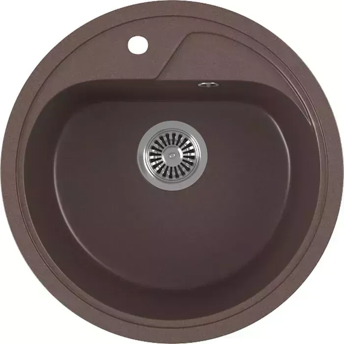 Мойка кухонная GREENSTONE GRS-04-345 шоколад