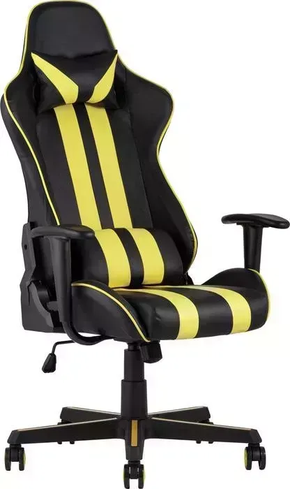 Кресло офисное TopChairs спортивное Camaro желтое