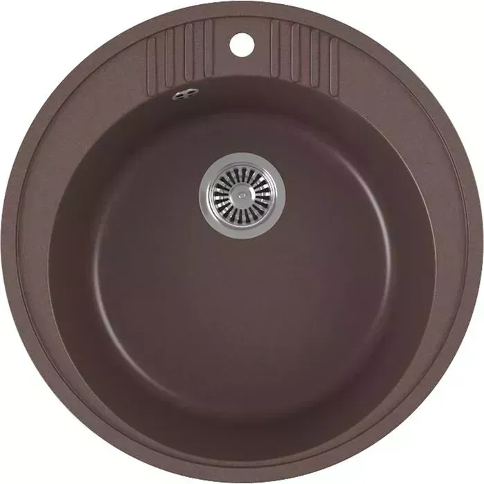 Мойка кухонная GREENSTONE GRS-05s-345 шоколад