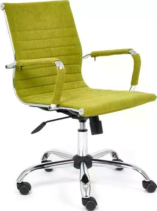 Кресло офисное TetChair Urban-low флок, олива 23