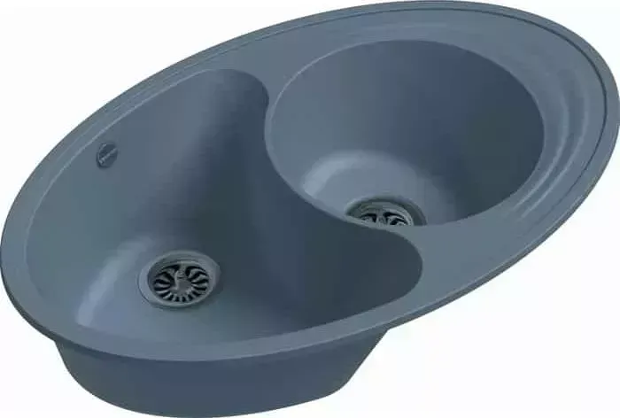 Мойка кухонная Ewigstein Elegant E-W90KF серый металлик