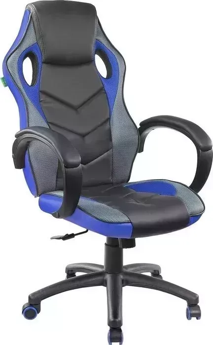 Кресло офисное Riva Chair RCH 9381H черный/синий