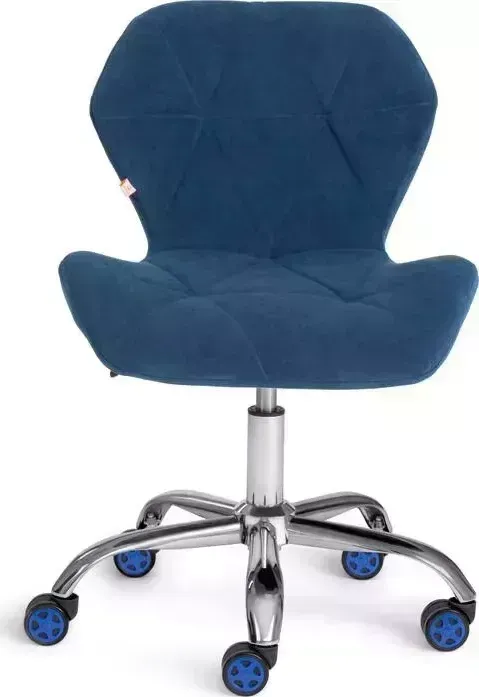 Кресло офисное TetChair Selfi флок синий 32