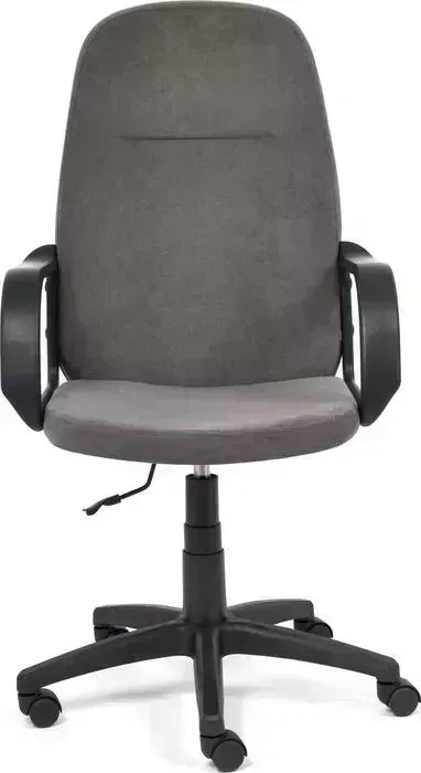 Кресло офисное TetChair Leader флок серый 29