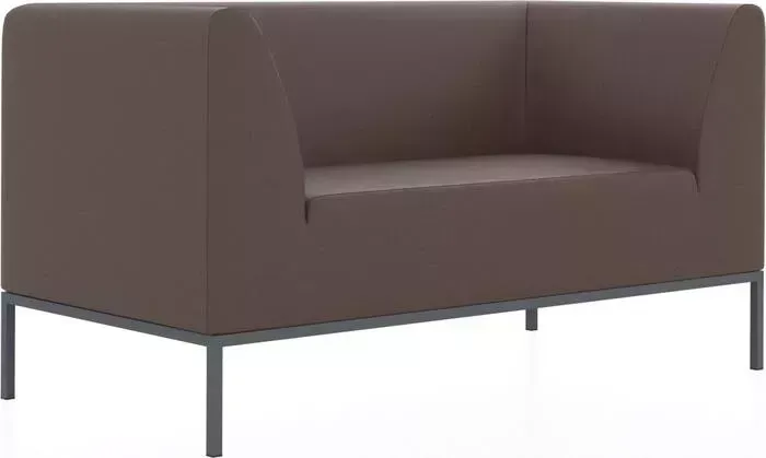Диван Euroforma Двухместный Ультра 2.0 ИК P2 euroline, 924 терракотовый