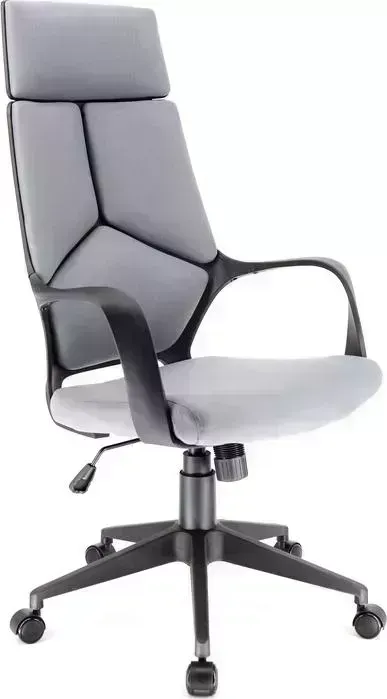 Кресло офисное Everprof Trio black TM ткань серый