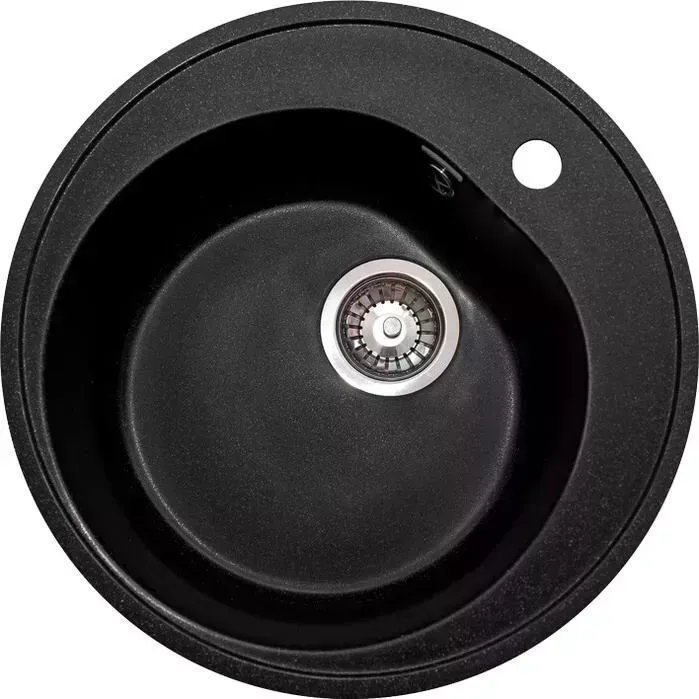 Мойка кухонная GranAlliance GA-10 черный 308 (GA-10-308)