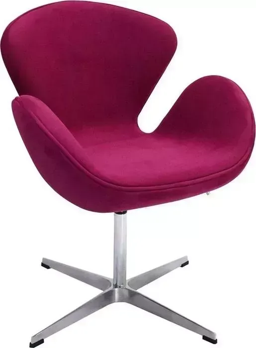 Кресло Bradex Swan chair винный, искусственная замша