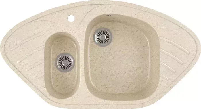 Мойка кухонная GREENSTONE GRS-14-328 бежевая