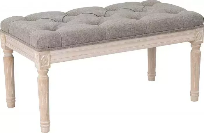 Банкетка Woodville Viera 2 light grey
