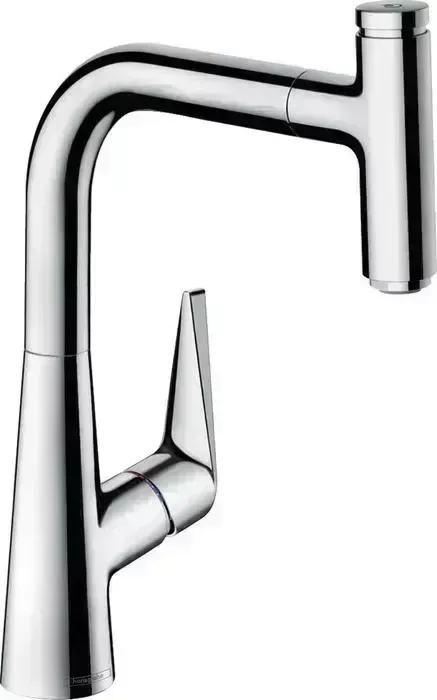 Смеситель для кухни Hansgrohe Talis Select S с выдвижным изливом, хром глянцевый (72822000)
