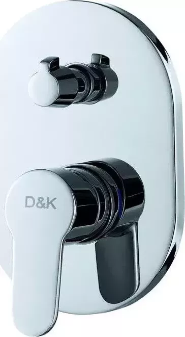 Смеситель для ванны D&amp;K D&K Rhein-Marx встраиваемый, хром (DA1394801)