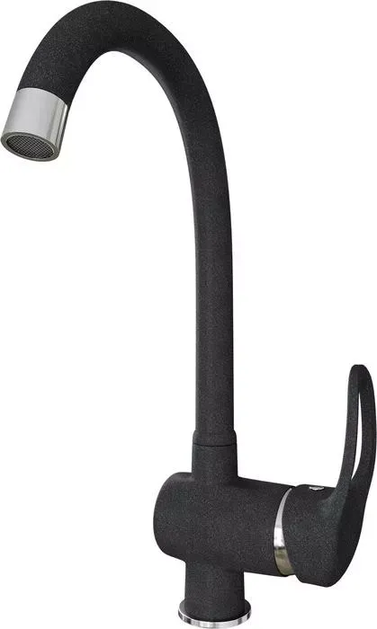 Смеситель для кухни Mixline ML-GS04 высокий, антрацит 343 (4660105233930)