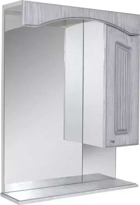 Зеркальный шкаф Mixline Крит 60 патина серебро (4640030866687)