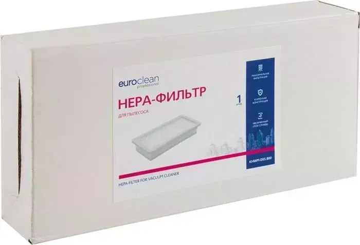Фильтр для пылесоса Euroclean складчатый, многоразовый, совместим с KARCHER, 1 шт. (KHWM-DS5.800)