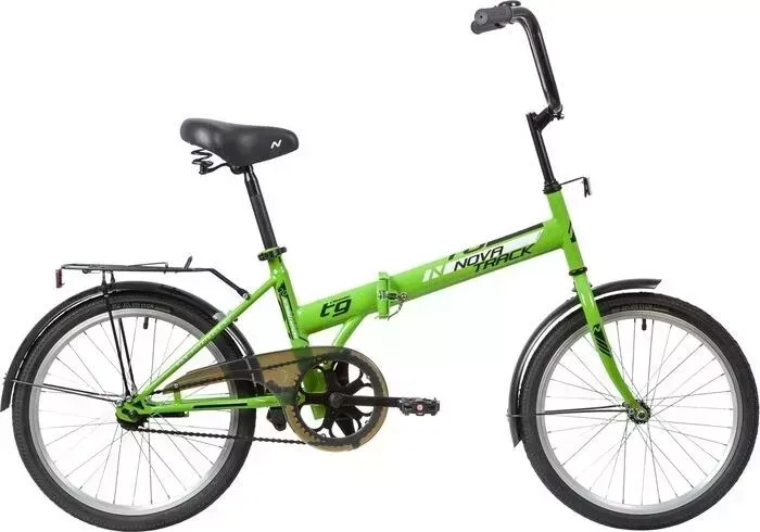 Велосипед NOVATRACK 20 TG30 складной салатовый