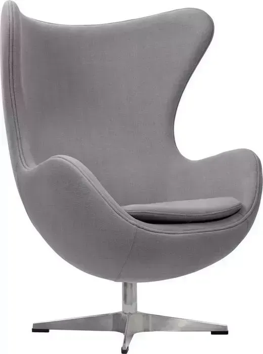 Кресло Bradex EGG CHAIR светло-серый кашемир