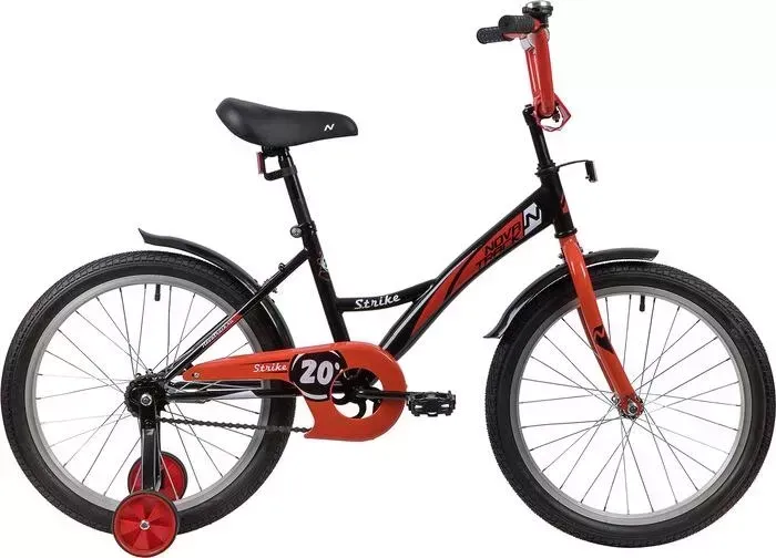 Велосипед NOVATRACK 20 STRIKE 6sp черный-красный