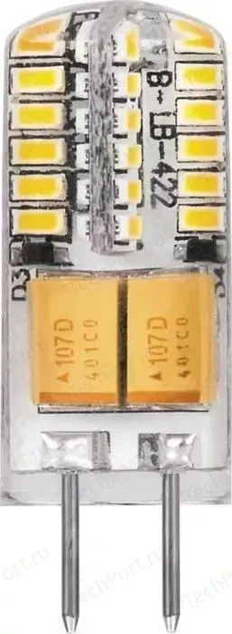 Лампа светодиодная FERON LB-422 25531 G4 3W 2700K Прямосторонняя Матовая