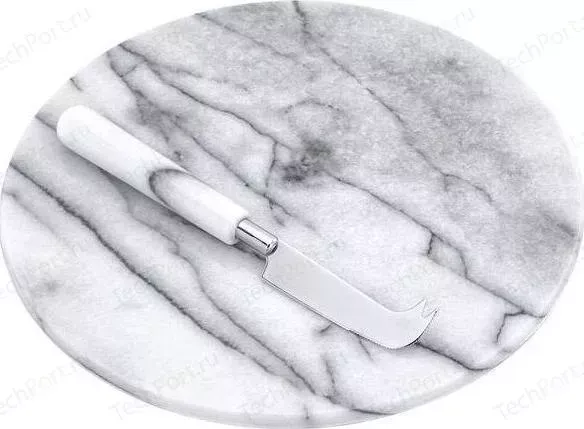 Доска с ножом для нарезки сыра d 26 см Judge Marble (H373)