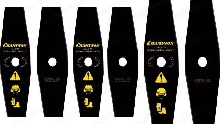 Нож CHAMPION для травы 305х25.4мм (C5118/C772)
