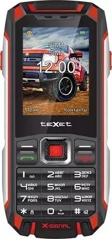 Смартфон TeXet TM-515R X-signal (Black-Red)