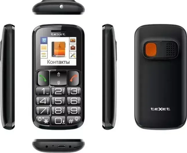 Смартфон TeXet TM-B116 черный