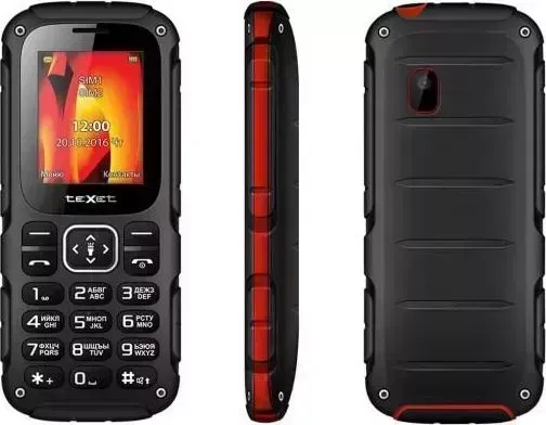 Смартфон TeXet TM-504R черный-красный