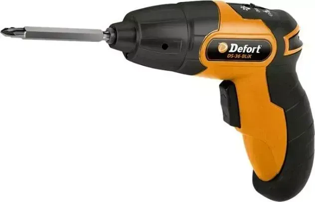 Дрель аккумуляторная DEFORT DeFort DS-36-BLiK