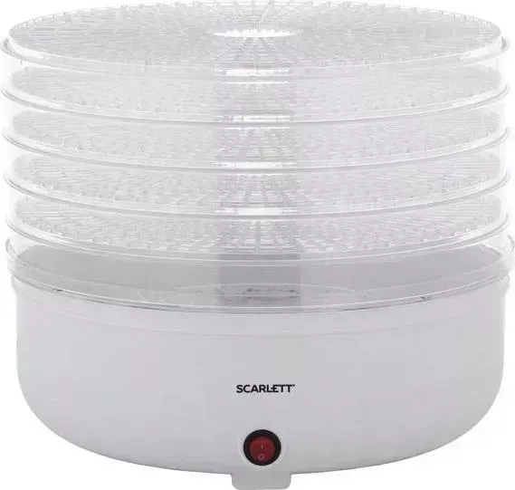 Сушилка для овощей и фруктов SCARLETT продуктов SC-FD421005 5под. белый