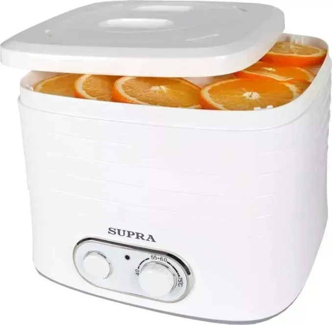 Сушилка для овощей и фруктов SUPRA продуктов DFS-523