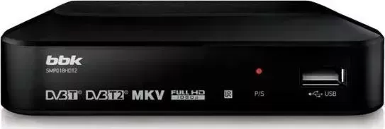 Ресивер цифровой BBK SMP018HDT2 черный