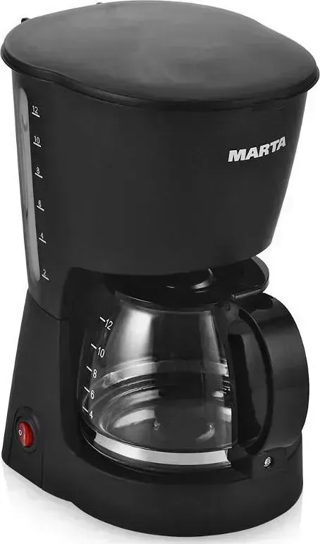 Кофеварка MARTA MT-2113 черный жемчуг