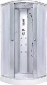 Душевая кабина Aqualux IDRO 100x100 белое стекло/заднее стекло матовое (AQ-41700GM(Wh))