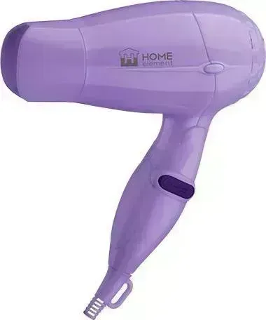Фен HOME ELEMENT HE-HD309 фиолетовый турмалин
