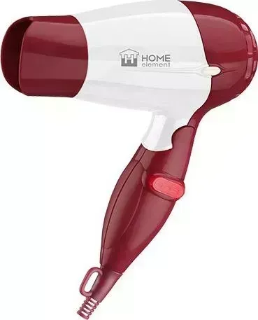 Фен HOME ELEMENT HE-HD309 красный рубин