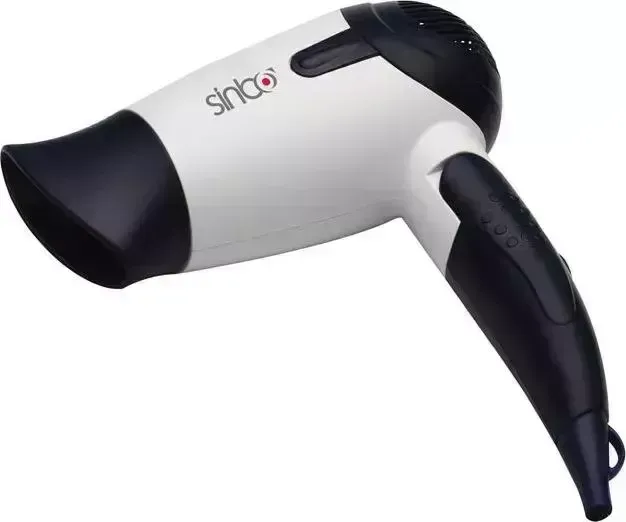 Фен SINBO SHD 2639 черный/белый