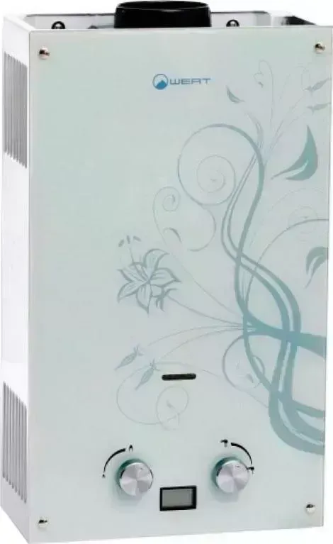 Водонагреватель проточный электрический WERT 10 EG White glass