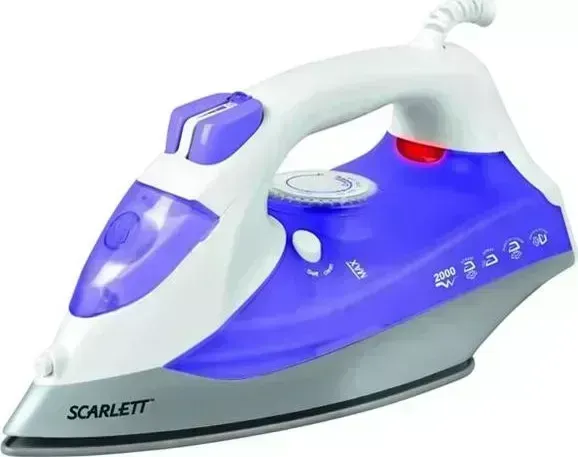 Утюг SCARLETT SC-SI30K02R белый с фиолетовым