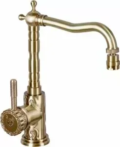 Смеситель для раковины BRONZE DE LUXE / мойки поворотный аэратор бронза (10107K)