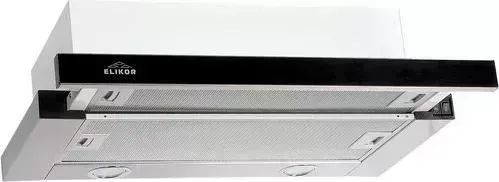 Вытяжка ELIKOR Интегра GLASS 50Н-400-В2Г нерж / черное стекло