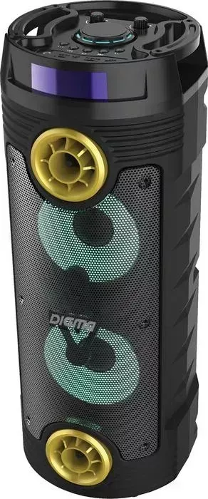Минисистема DIGMA MS-12 черный 160W/FM/USB/BT/micro SD