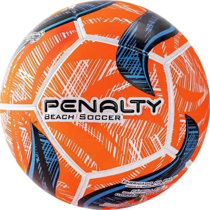Мяч для пляжного футбола Penalty Bola Beach Soccer Fusion IX, 5203501960-U, р. 5, оранжевый