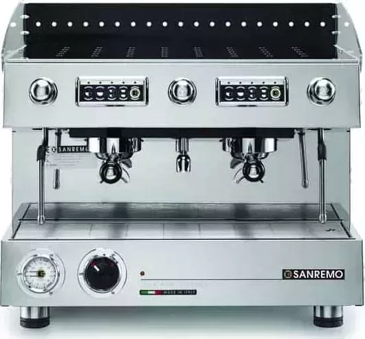 Кофемашина Sanremo Capri DLX 2 гр. 220V автомат чёрная (CAPRI SED DLX 2)
