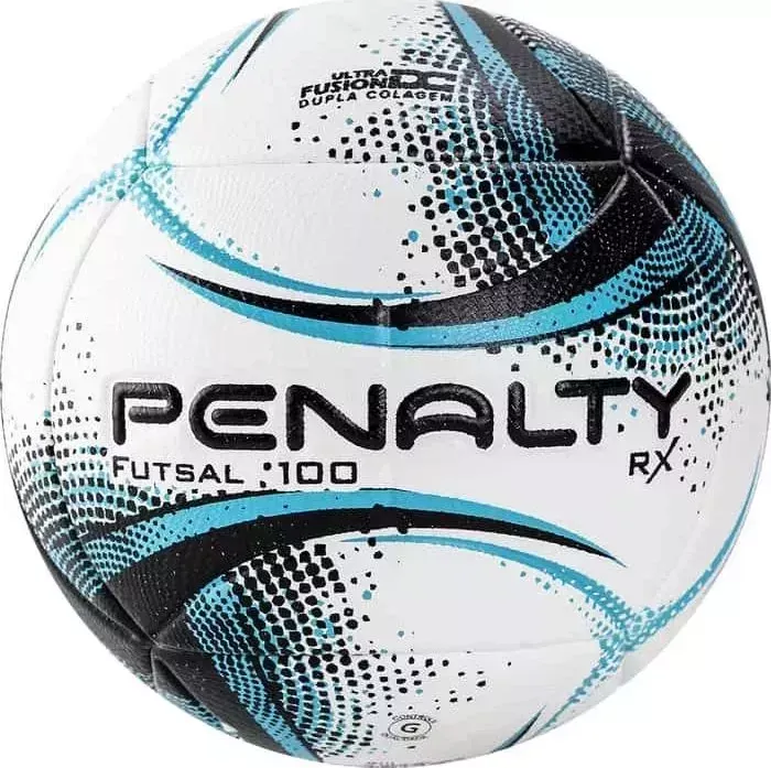 Мяч футзальный Penalty Bola Futsal RX 100 XXI, 5213011140-U, р. JR11, бело-черно-голубой
