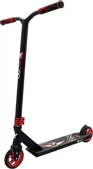Самокат Y-Scoo FLY 120 mm black red Трюковый самокат mm