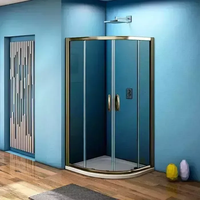 Душевой уголок Good Door Jazz R 90x90 тонированный, бронза (R-90-B-BR)