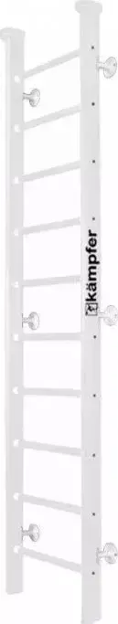 Шведская стенка Kampfer Classic Wall №6 Жемчужный Высота 3 м белый